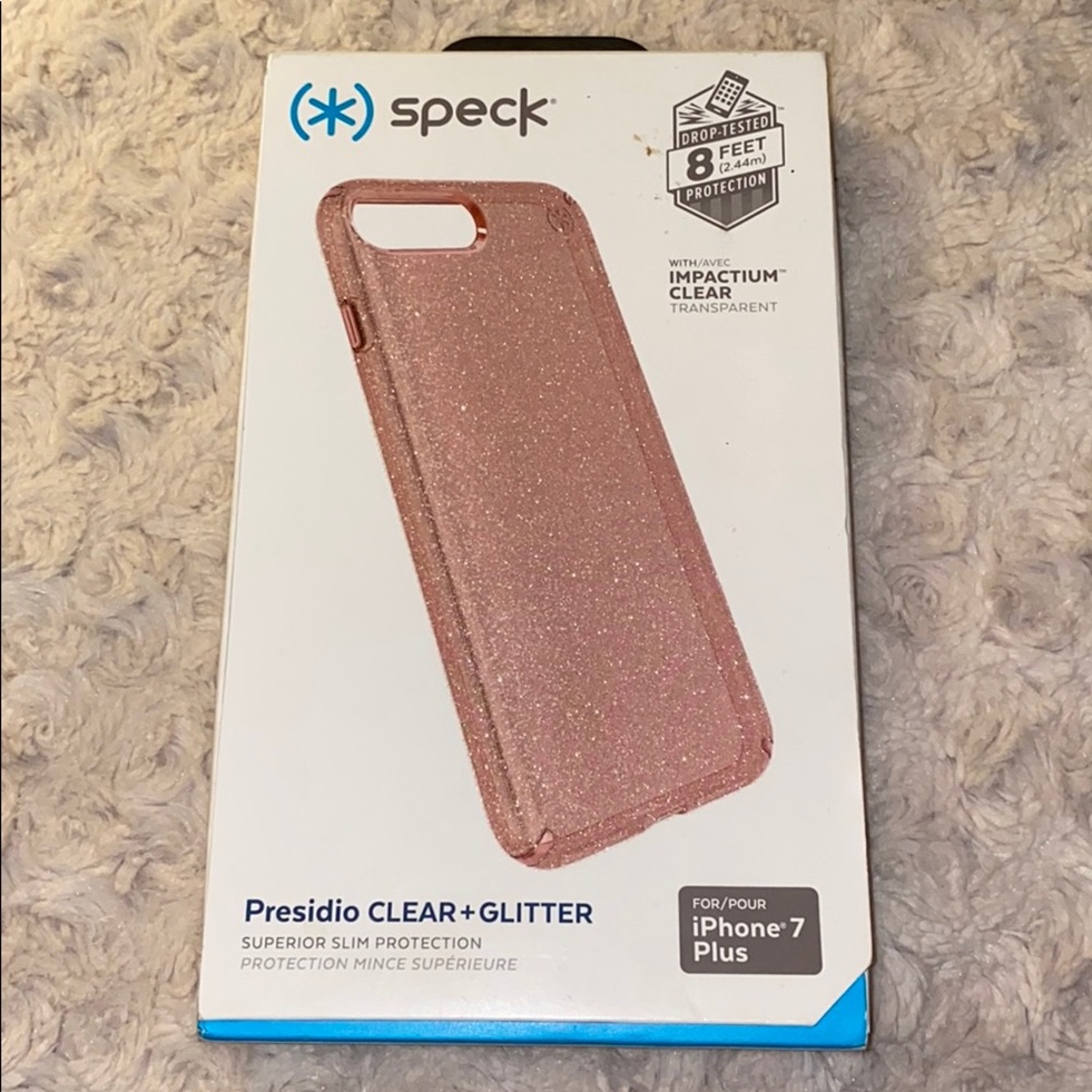 Speck Presidio Clear & Glitter iPhone 7 Plus case